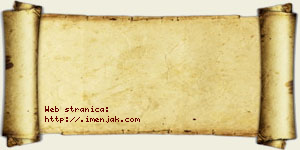 Emilija Nikolendžić vizit kartica